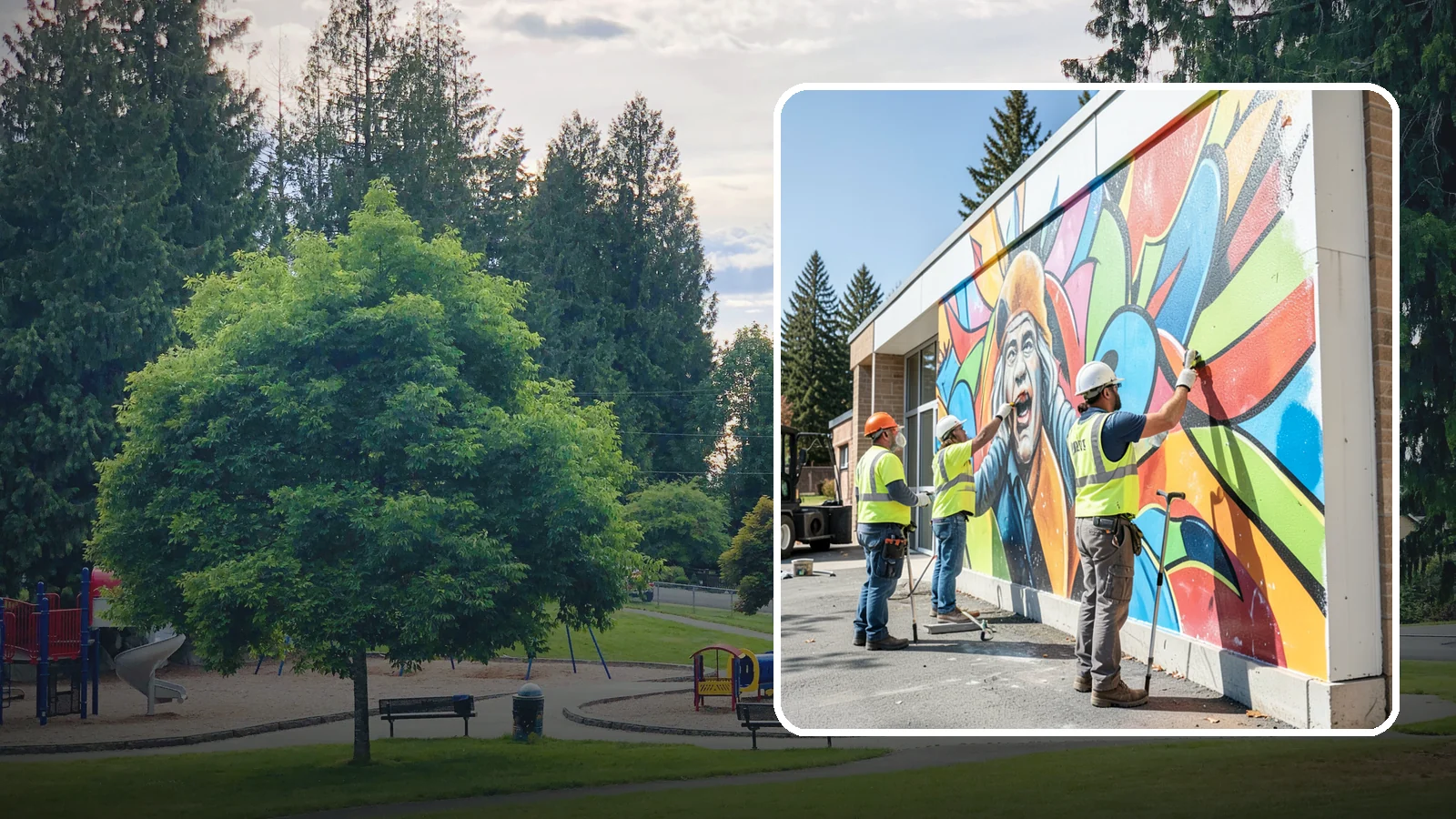 Mural Protection Coating in Bonney Lake, Pierce County, WA - Clear anti-graffiti coatings that shield public murals while preserving the original artwork.