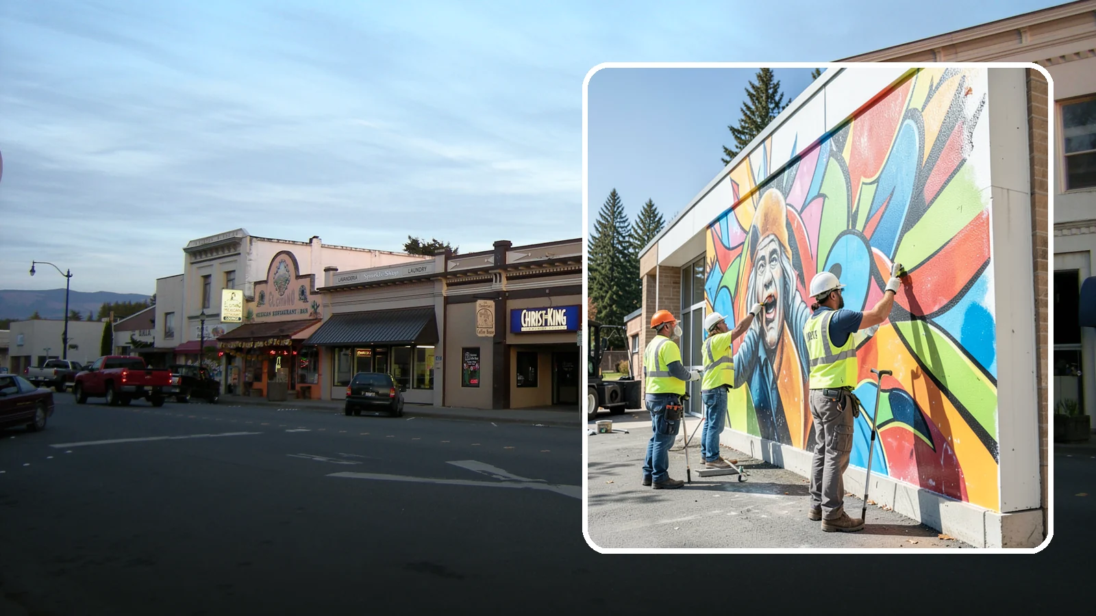 Mural Protection Coating in Burlington, Skagit County, WA - Clear anti-graffiti coatings that shield public murals while preserving the original artwork.