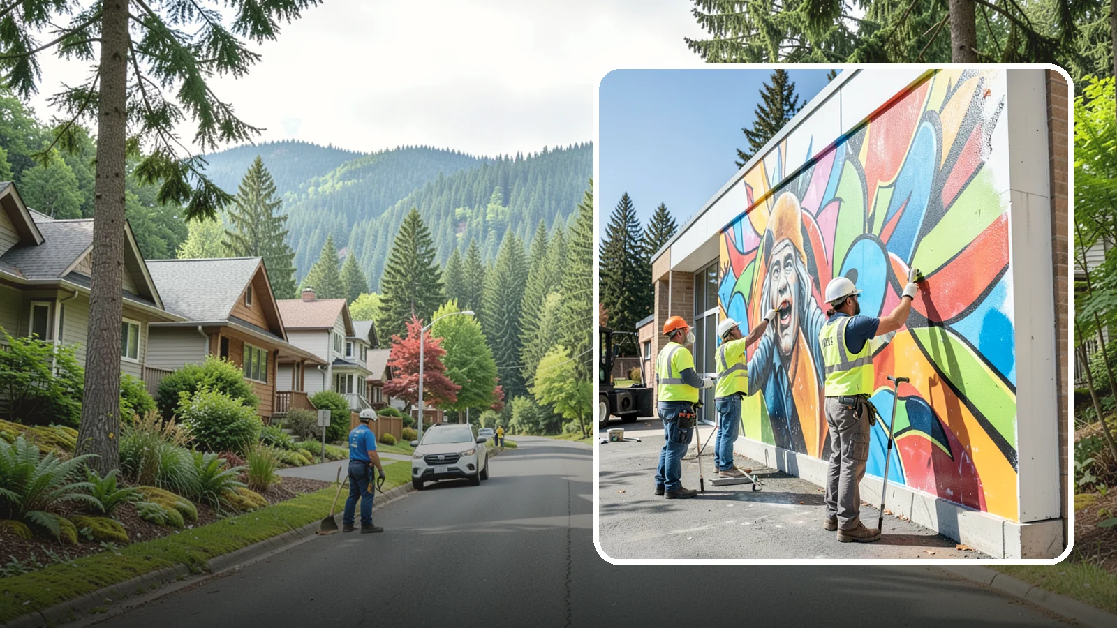 Mural Protection Coating in Darrington, Snohomish County, WA - Clear anti-graffiti coatings that shield public murals while preserving the original artwork.