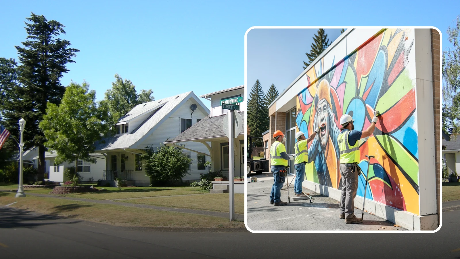 Mural Protection Coating in DuPont, Pierce County, WA - Clear anti-graffiti coatings that shield public murals while preserving the original artwork.