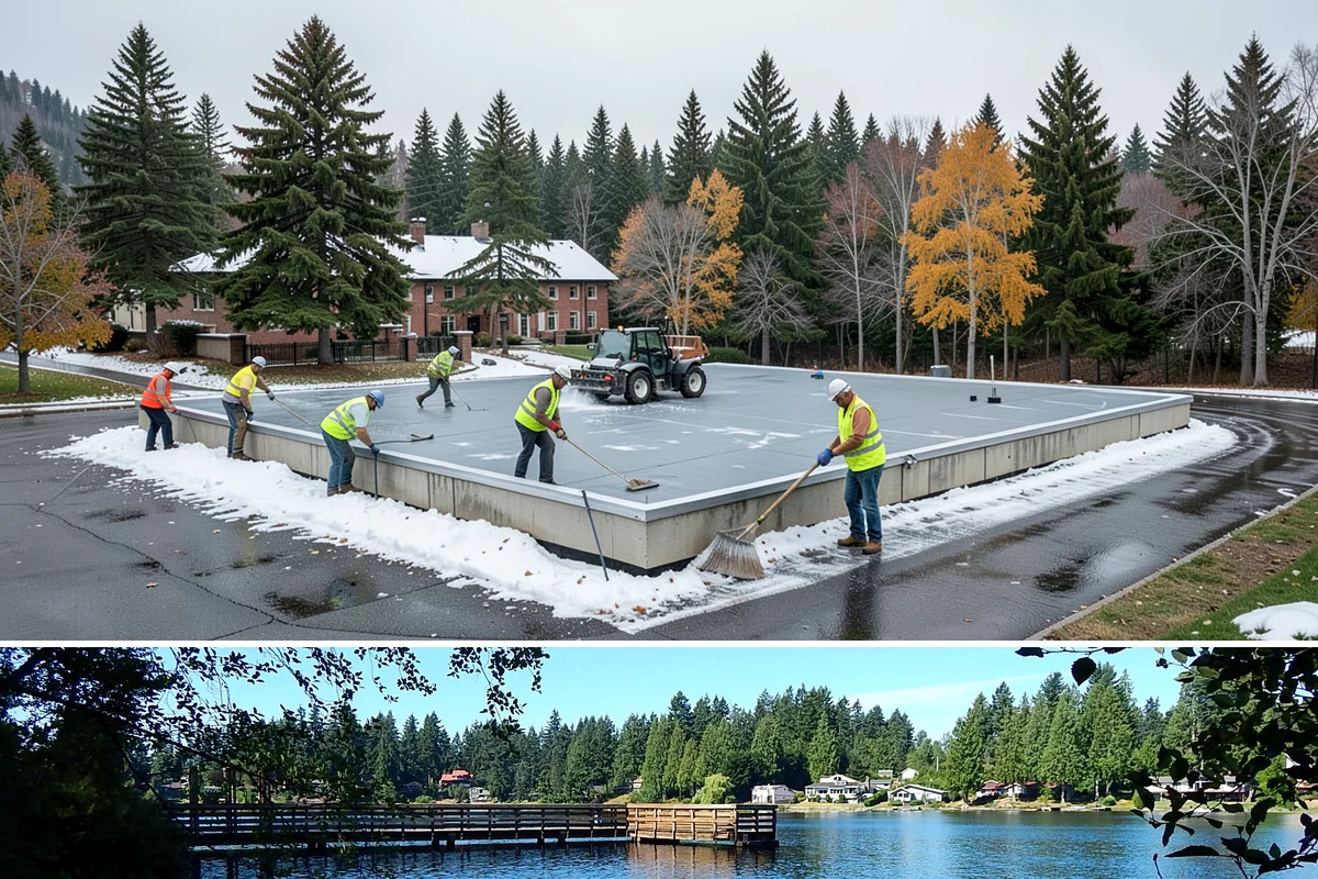 Mural Protection Coating in Federal Way, King County, WA - Application is scheduled for warm, dry summer windows when the coating can cure fully before autumn rains return.