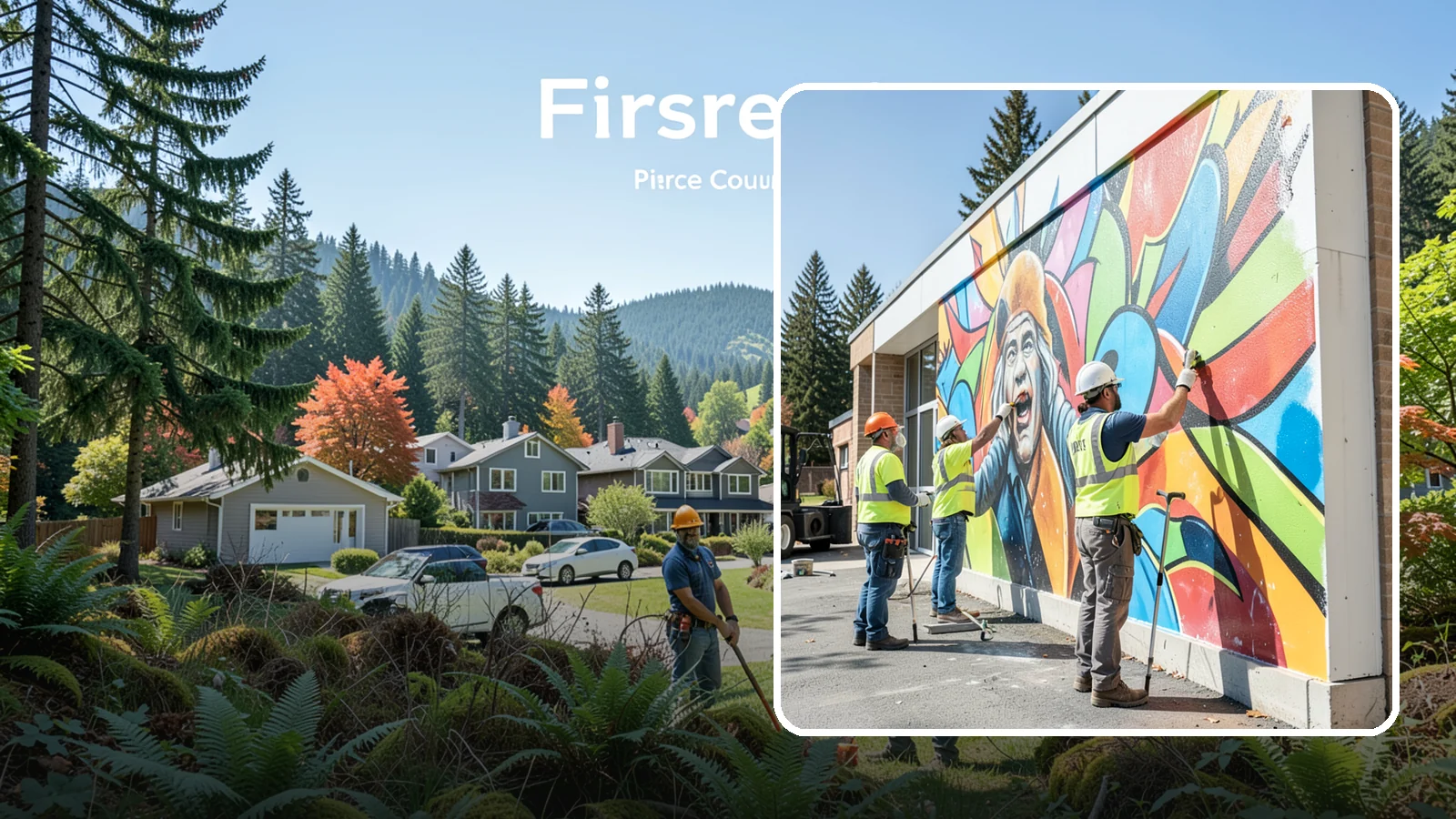 Mural Protection Coating in Fircrest, Pierce County, WA - Clear anti-graffiti coatings that shield public murals while preserving the original artwork.