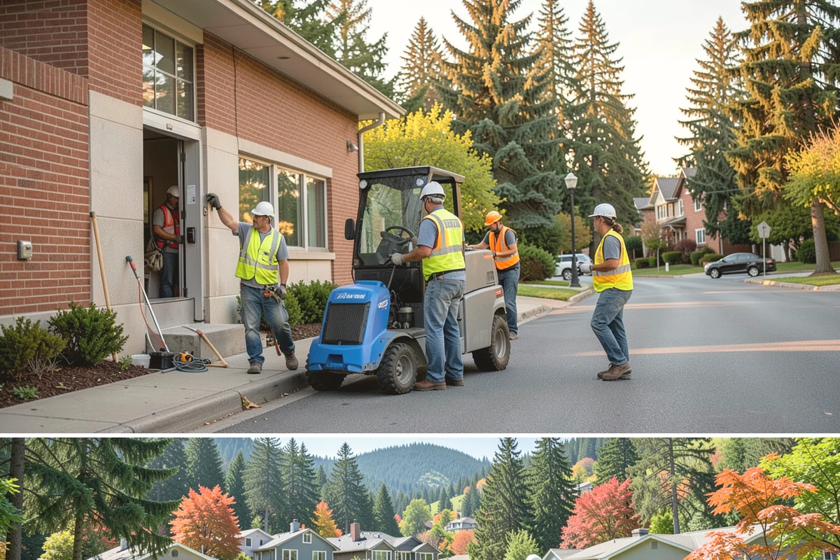 Mural Protection Coating in Fircrest, Pierce County, WA - Application is scheduled for warm, dry summer windows when the coating can cure fully before autumn rains return.