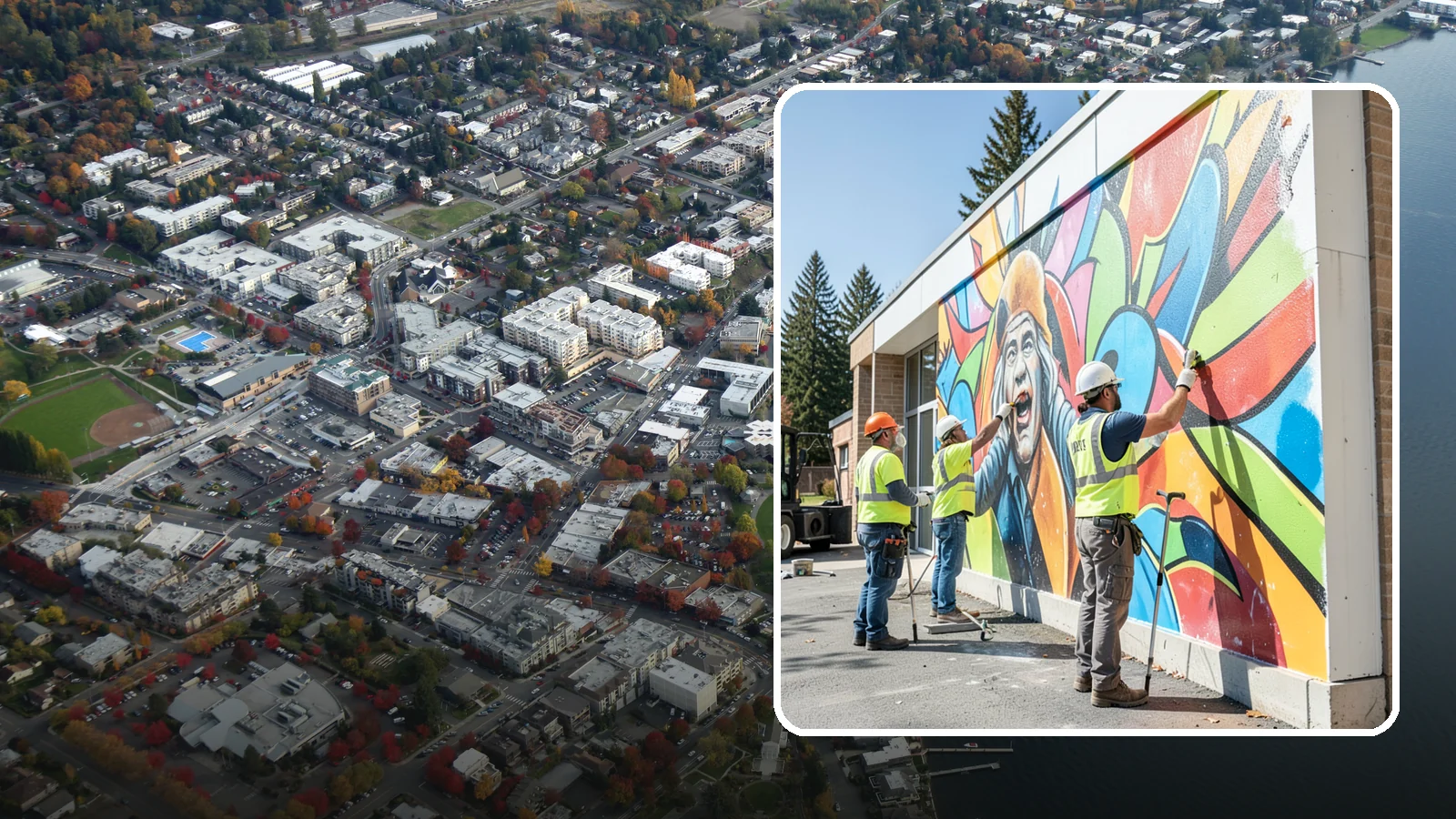 Mural Protection Coating in Kirkland, King County, WA - Clear anti-graffiti coatings that shield public murals while preserving the original artwork.