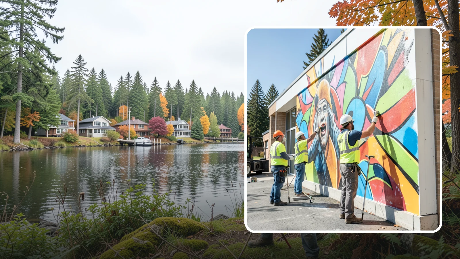 Mural Protection Coating in La Conner, Skagit County, WA - Clear anti-graffiti coatings that shield public murals while preserving the original artwork.