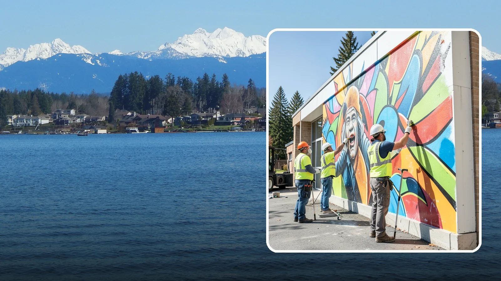 Mural Protection Coating in Lake Stevens, Snohomish County, WA - Clear anti-graffiti coatings that shield public murals while preserving the original artwork.