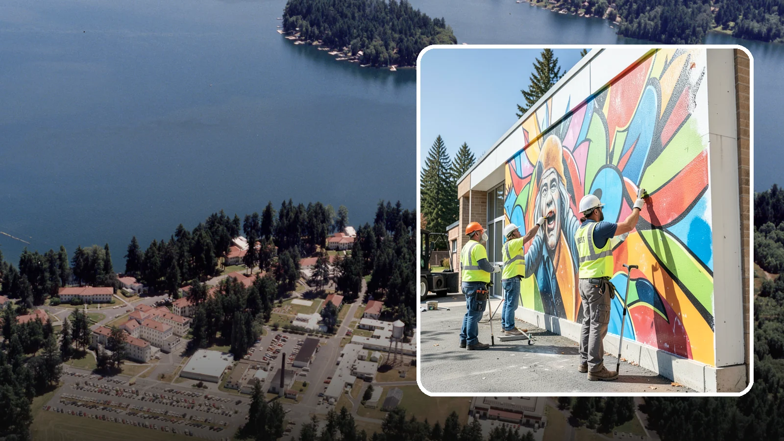 Mural Protection Coating in Lakewood, Pierce County, WA - Clear anti-graffiti coatings that shield public murals while preserving the original artwork.