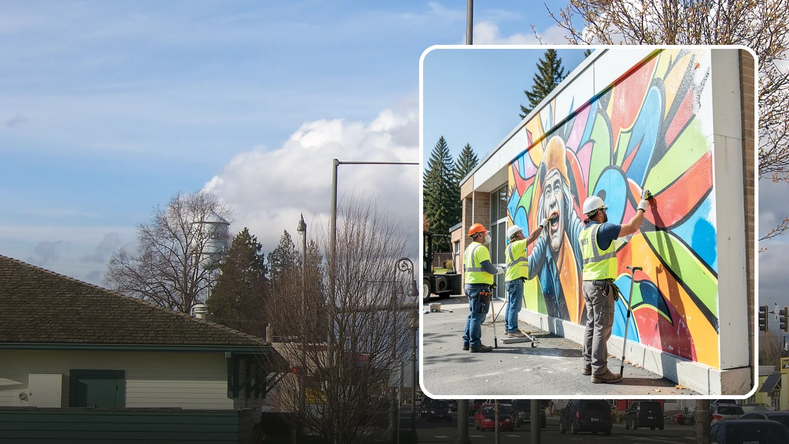 Mural Protection Coating in Marysville, Snohomish County, WA - Clear anti-graffiti coatings that shield public murals while preserving the original artwork.