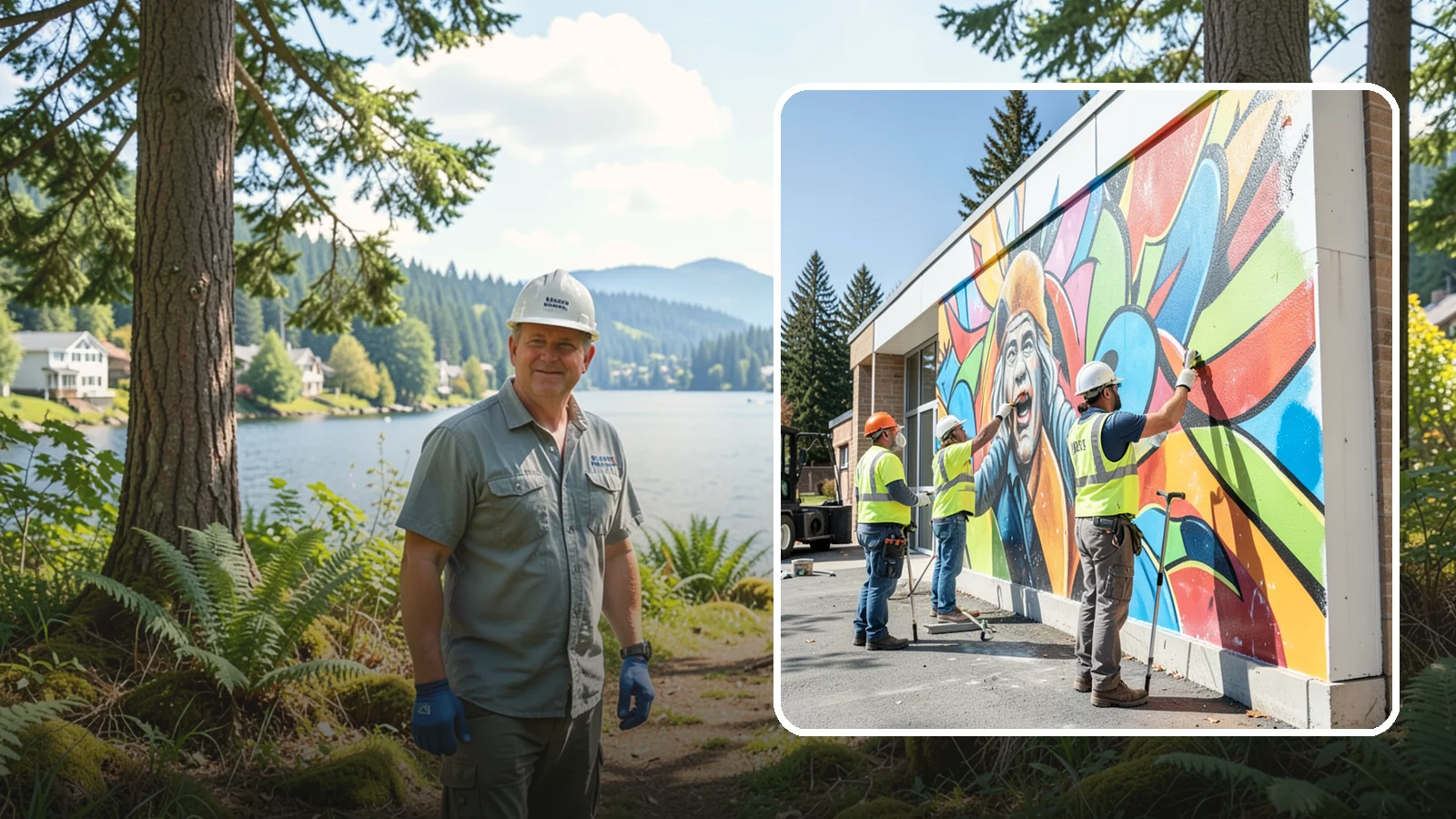 Mural Protection Coating in Milton, King County, WA - Clear anti-graffiti coatings that shield public murals while preserving the original artwork.