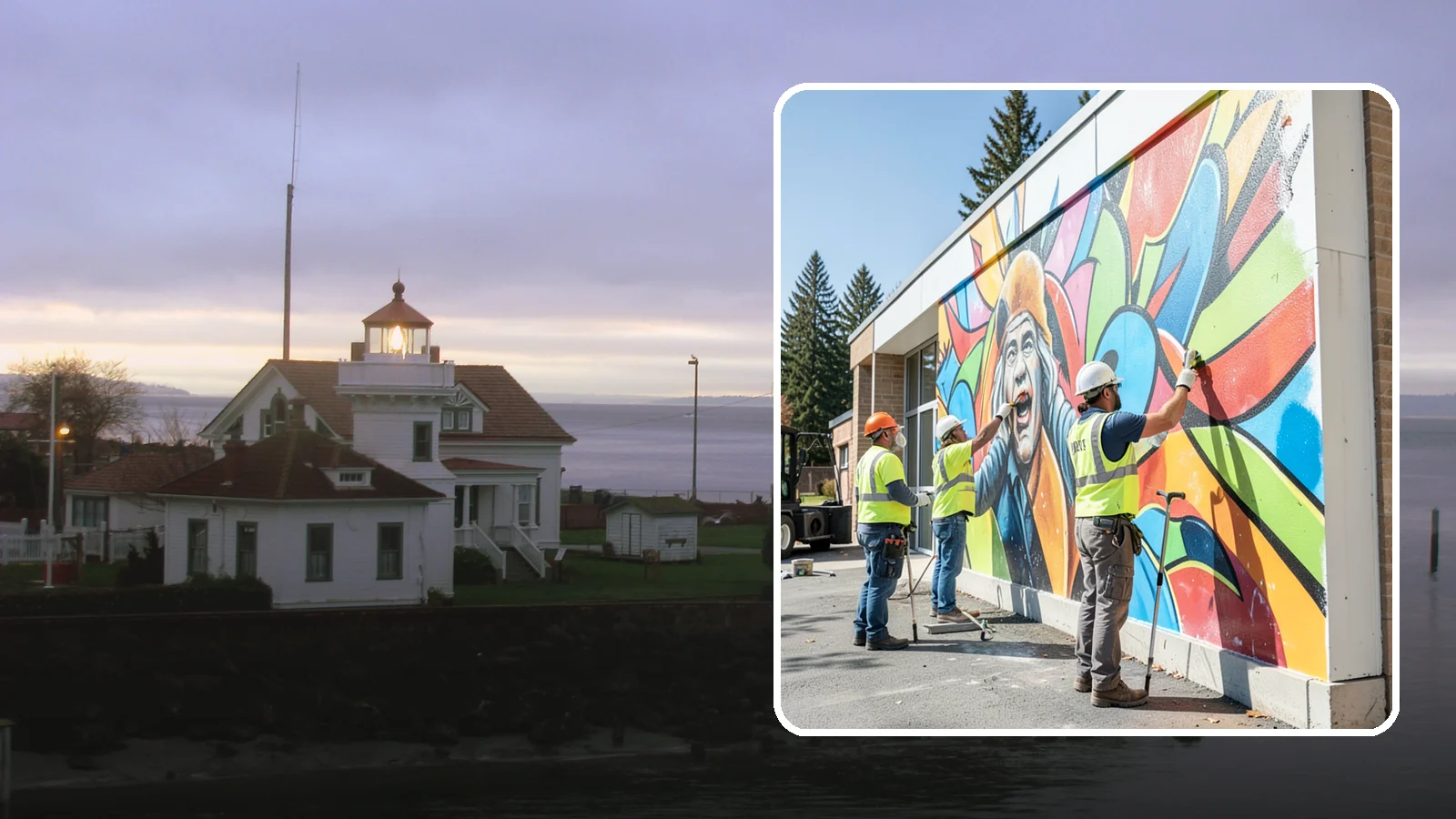 Mural Protection Coating in Mukilteo, Snohomish County, WA - Clear anti-graffiti coatings that shield public murals while preserving the original artwork.