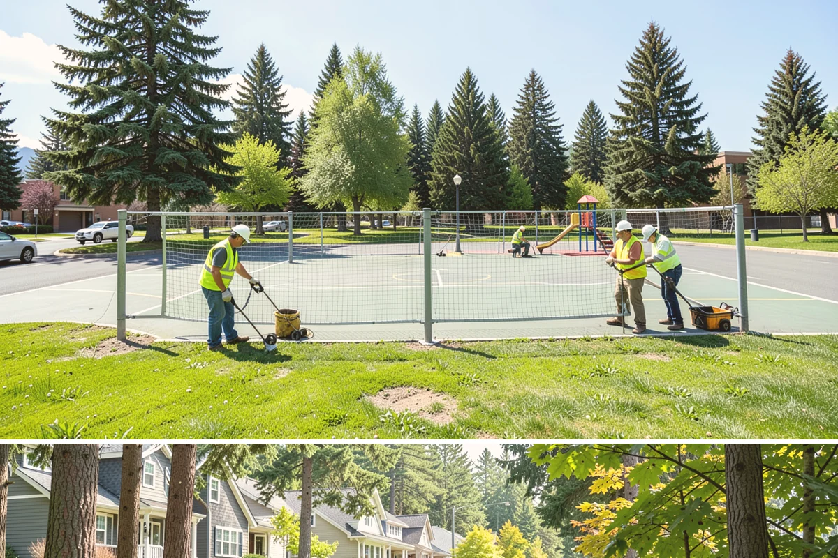 Mural Protection Coating in Normandy Park, King County, WA - Application is scheduled for warm, dry summer windows when the coating can cure fully before autumn rains return.