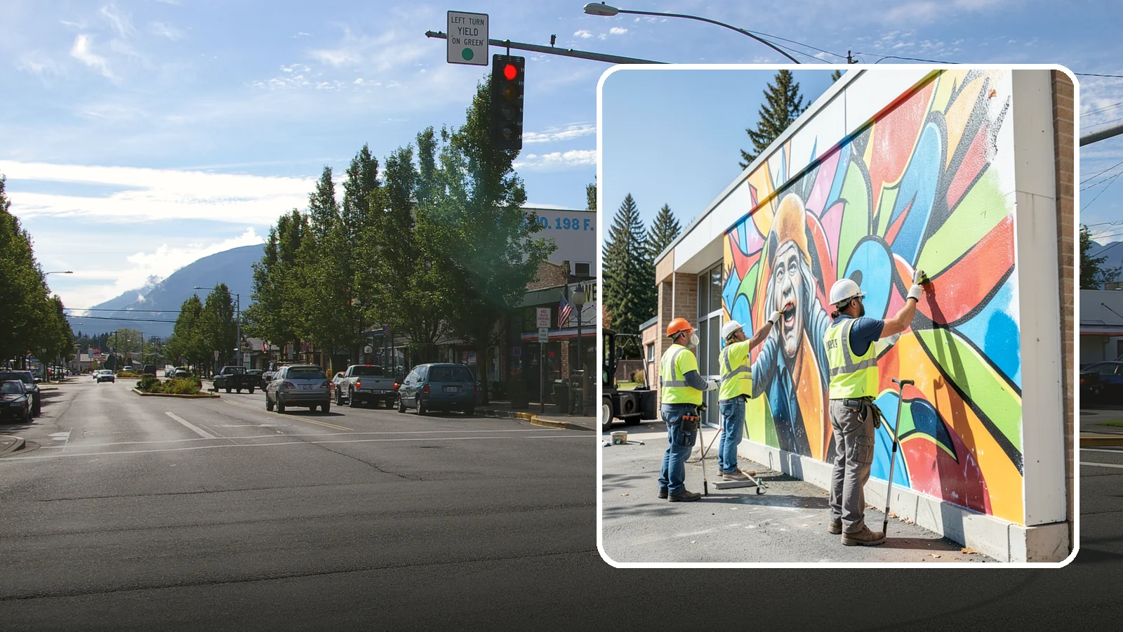Mural Protection Coating in North Bend, King County, WA - Clear anti-graffiti coatings that shield public murals while preserving the original artwork.