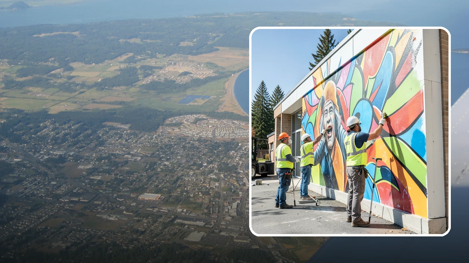 Mural Protection Coating in Oak Harbor, Island County, WA - Clear anti-graffiti coatings that shield public murals while preserving the original artwork.