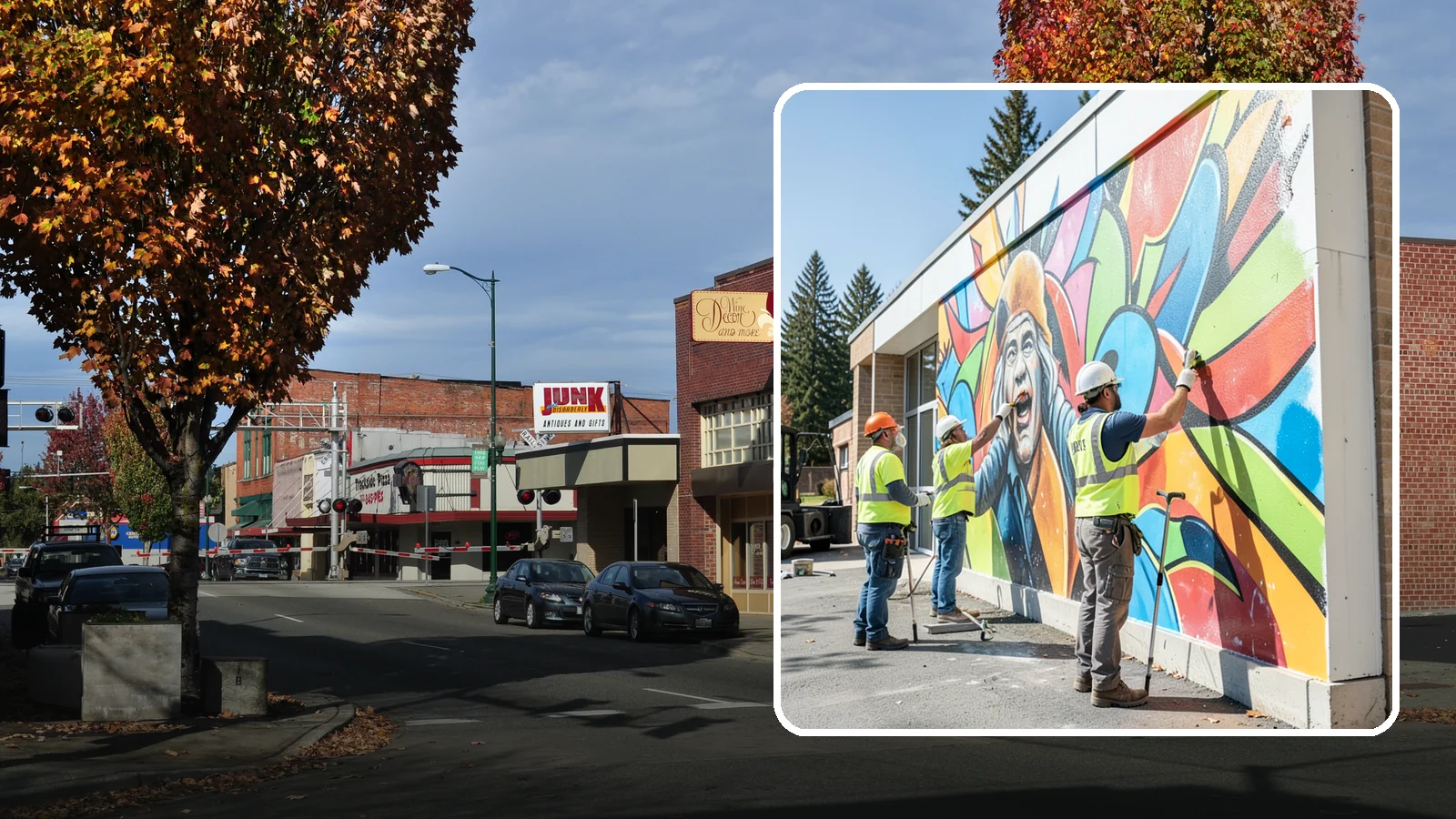 Mural Protection Coating in Puyallup, Pierce County, WA - Clear anti-graffiti coatings that shield public murals while preserving the original artwork.