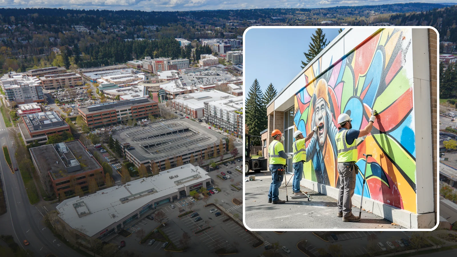 Mural Protection Coating in Redmond, King County, WA - Clear anti-graffiti coatings that shield public murals while preserving the original artwork.