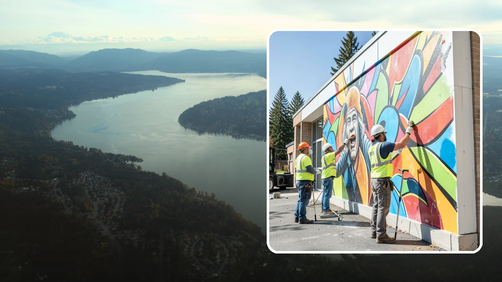 Mural Protection Coating in Sammamish, King County, WA - Clear anti-graffiti coatings that shield public murals while preserving the original artwork.