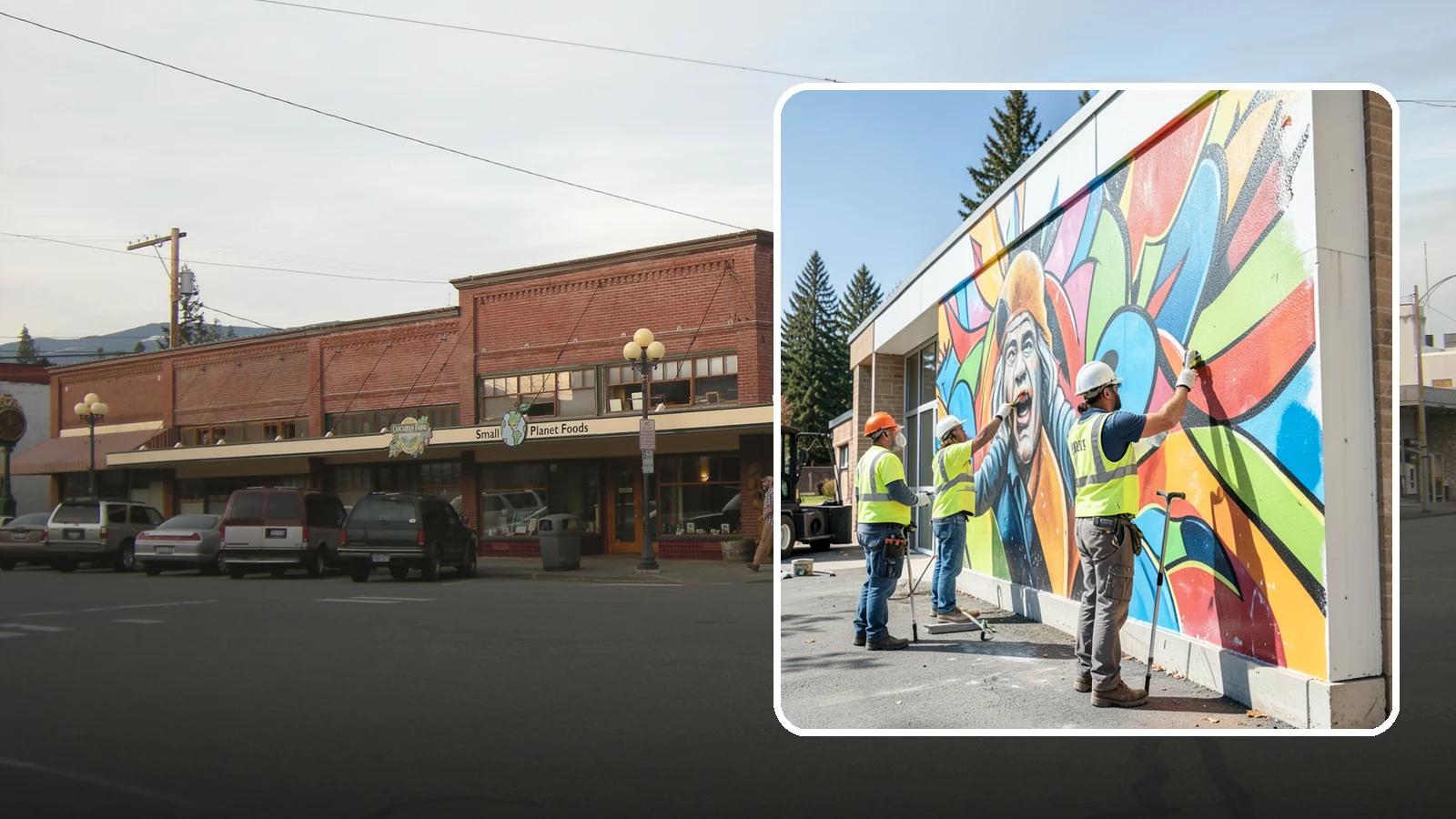 Mural Protection Coating in Sedro-Woolley, Skagit County, WA - Clear anti-graffiti coatings that shield public murals while preserving the original artwork.