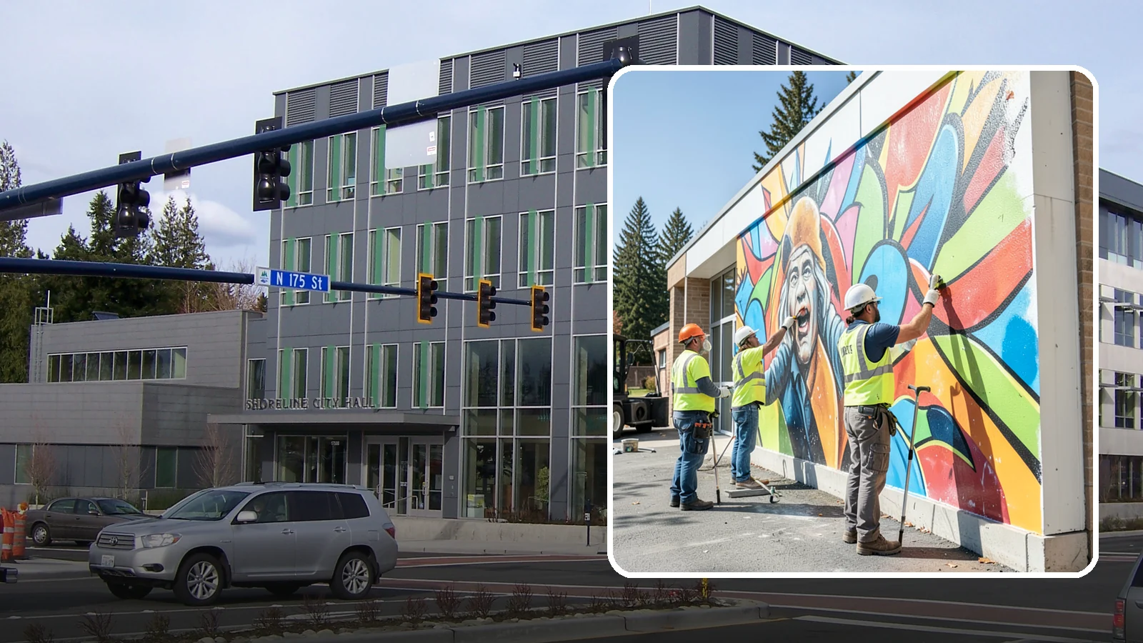 Mural Protection Coating in Shoreline, King County, WA - Clear anti-graffiti coatings that shield public murals while preserving the original artwork.