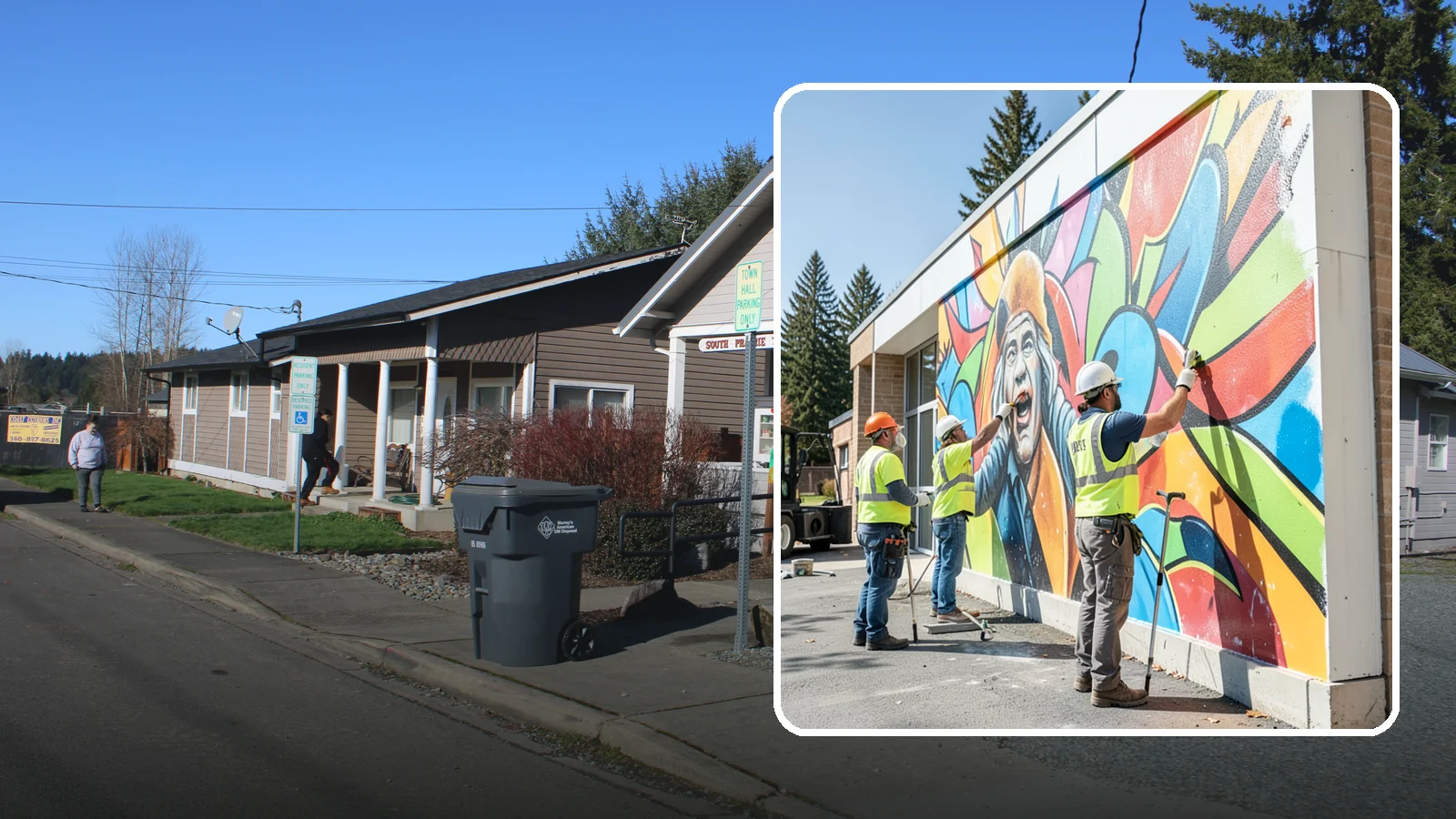 Mural Protection Coating in South Prairie, Pierce County, WA - Clear anti-graffiti coatings that shield public murals while preserving the original artwork.