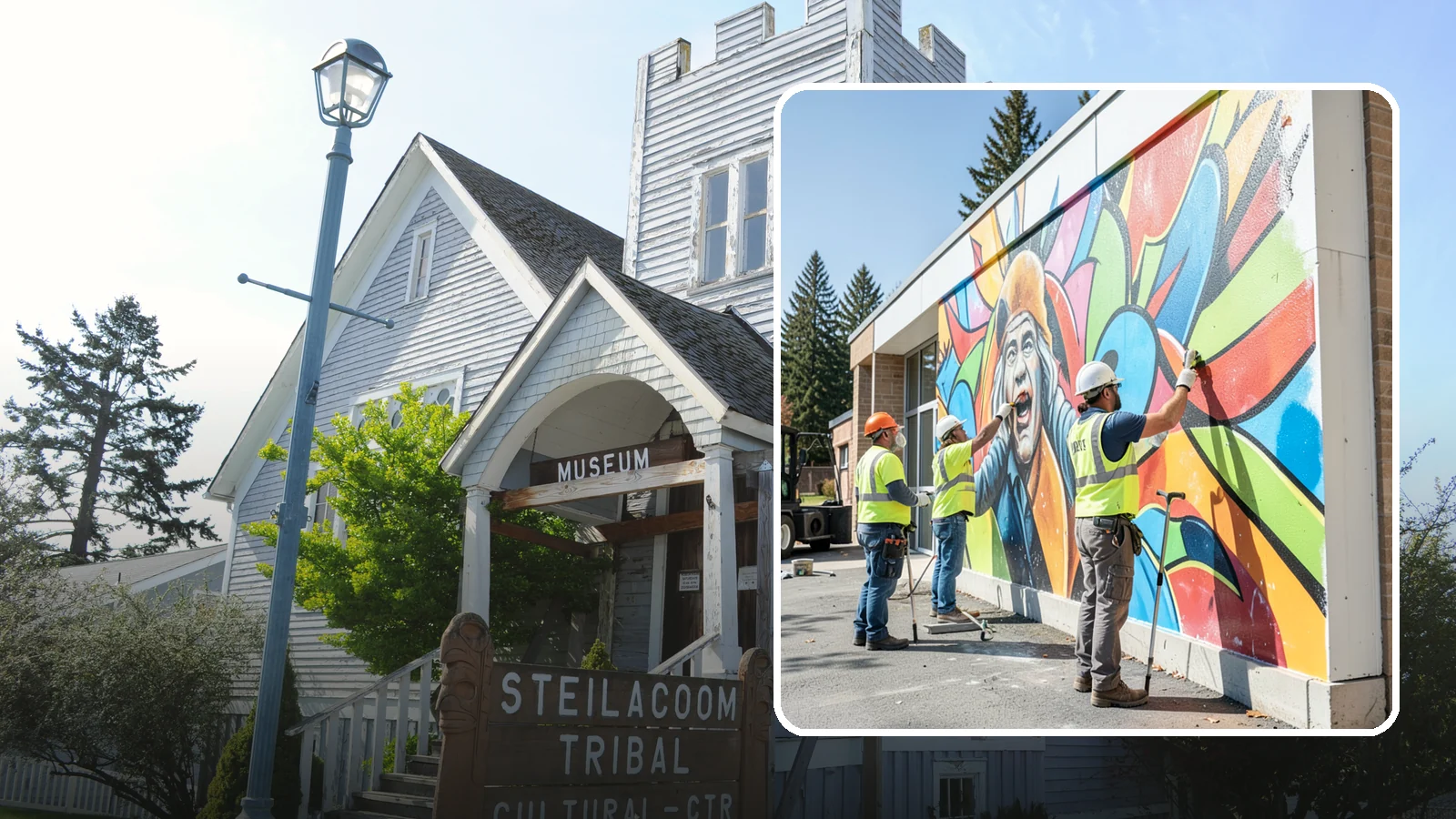 Mural Protection Coating in Steilacoom, Pierce County, WA - Clear anti-graffiti coatings that shield public murals while preserving the original artwork.