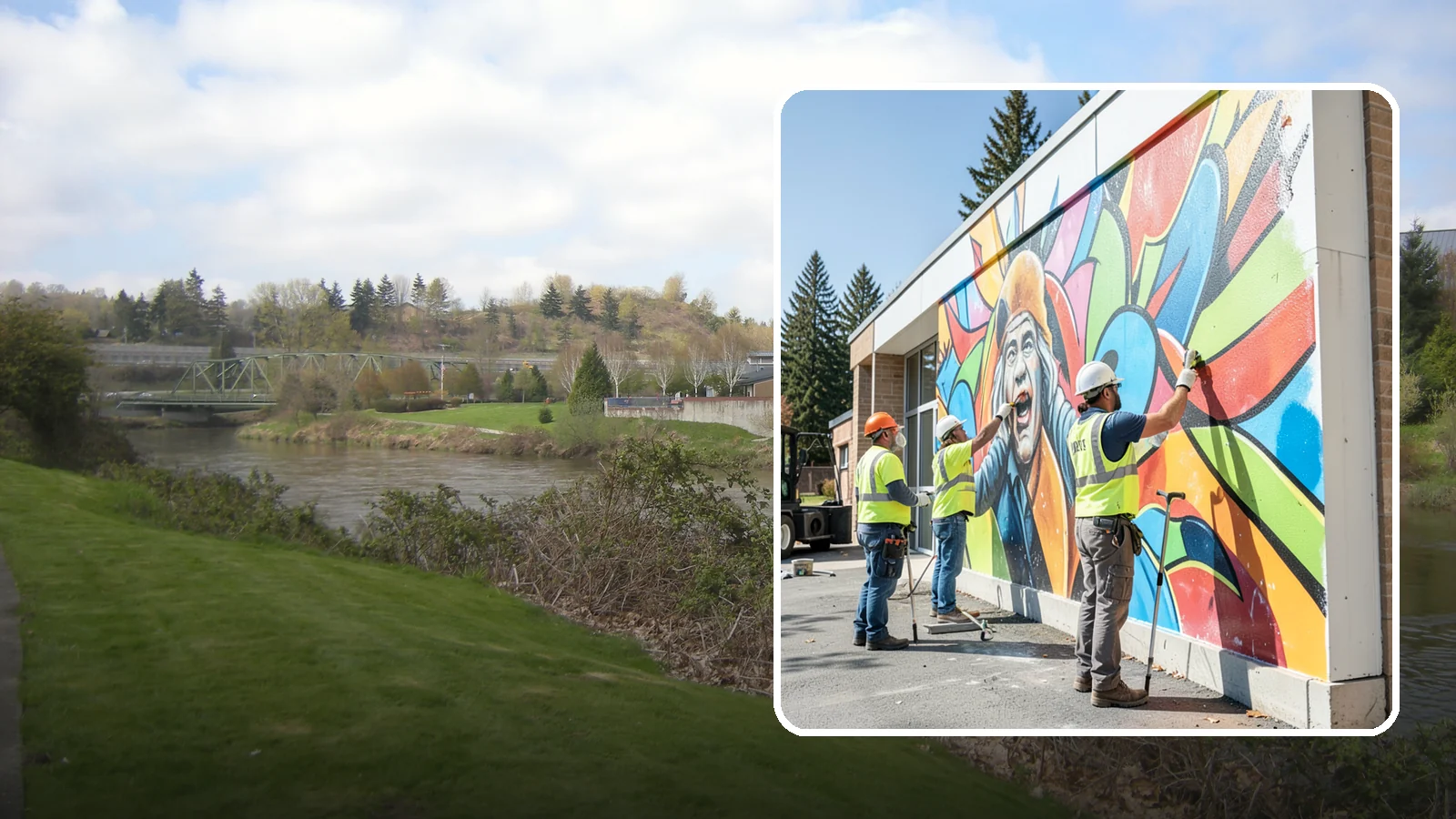 Mural Protection Coating in Tukwila, King County, WA - Clear anti-graffiti coatings that shield public murals while preserving the original artwork.