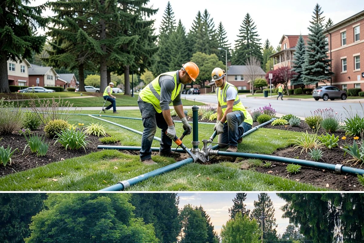 Natural Area Restoration in Bonney Lake, Pierce County, WA - Native planting is scheduled for the fall and winter wet season so plants establish before summer drought stress.