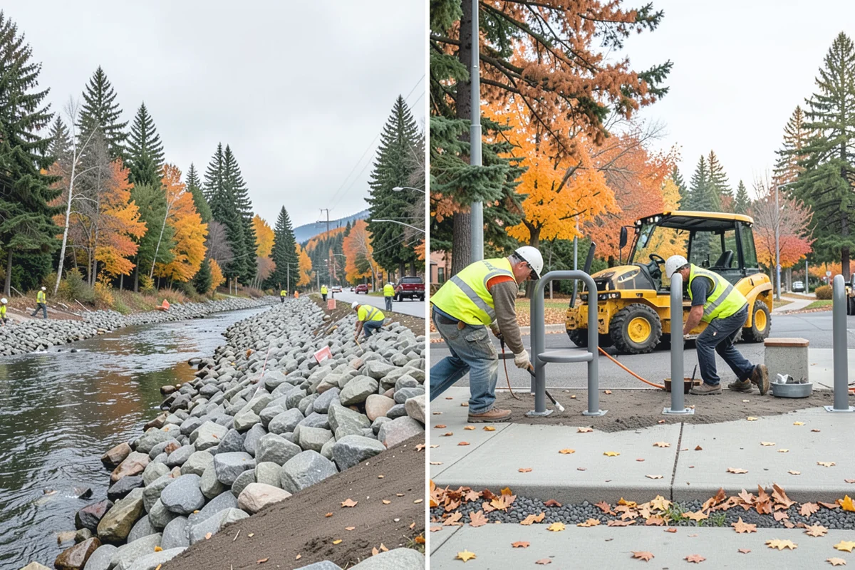 Natural Area Restoration in Darrington, Snohomish County, WA - Review the restoration plan and permit conditions with staff