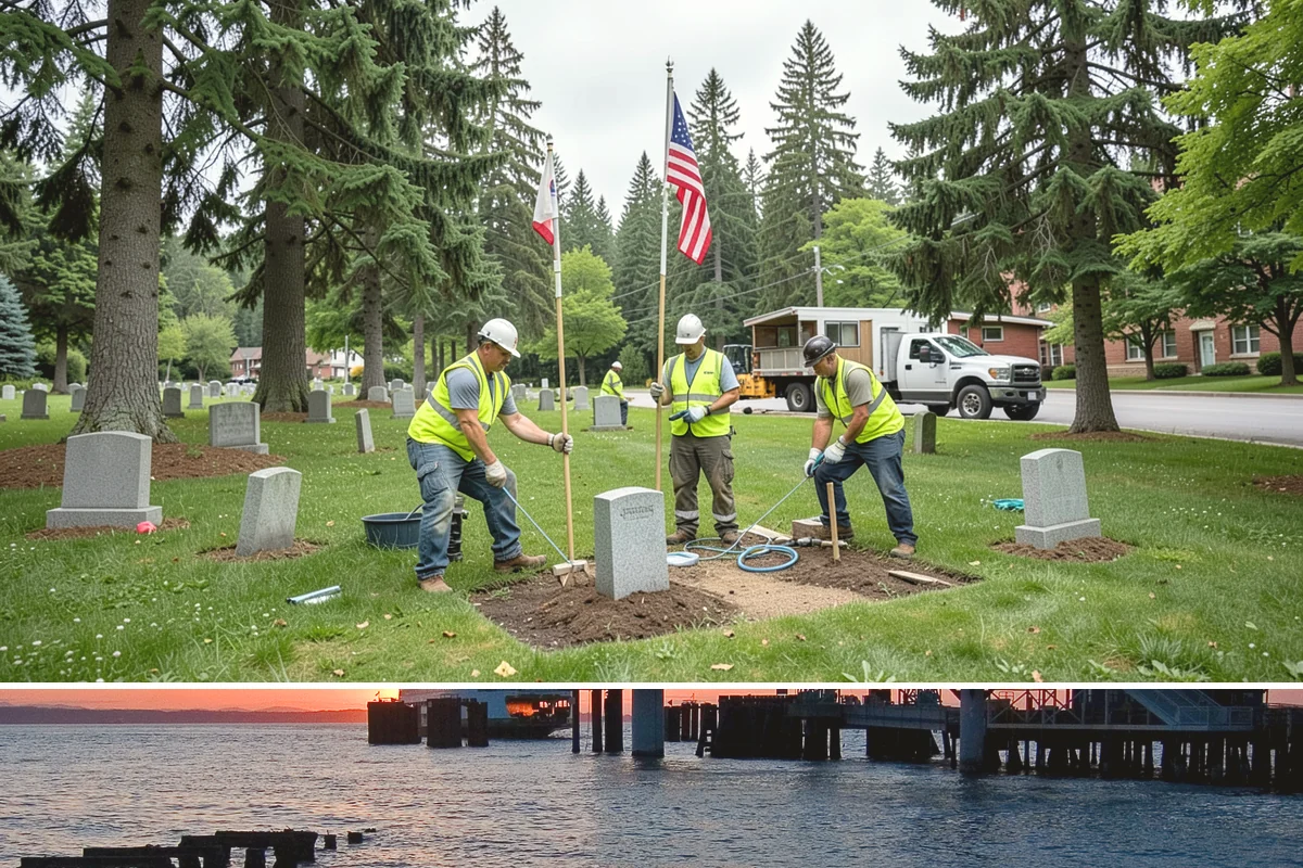 Natural Area Restoration in Edmonds, Snohomish County, WA - Native planting is scheduled for the fall and winter wet season so plants establish before summer drought stress.