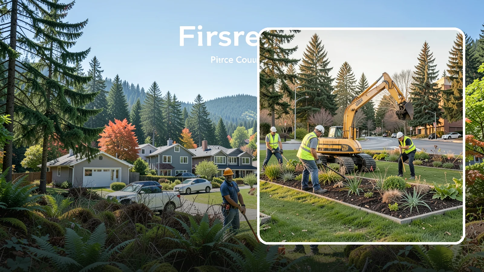 Natural Area Restoration in Fircrest, Pierce County, WA - Restoration of degraded natural areas through native planting, invasive removal, and habitat recovery.
