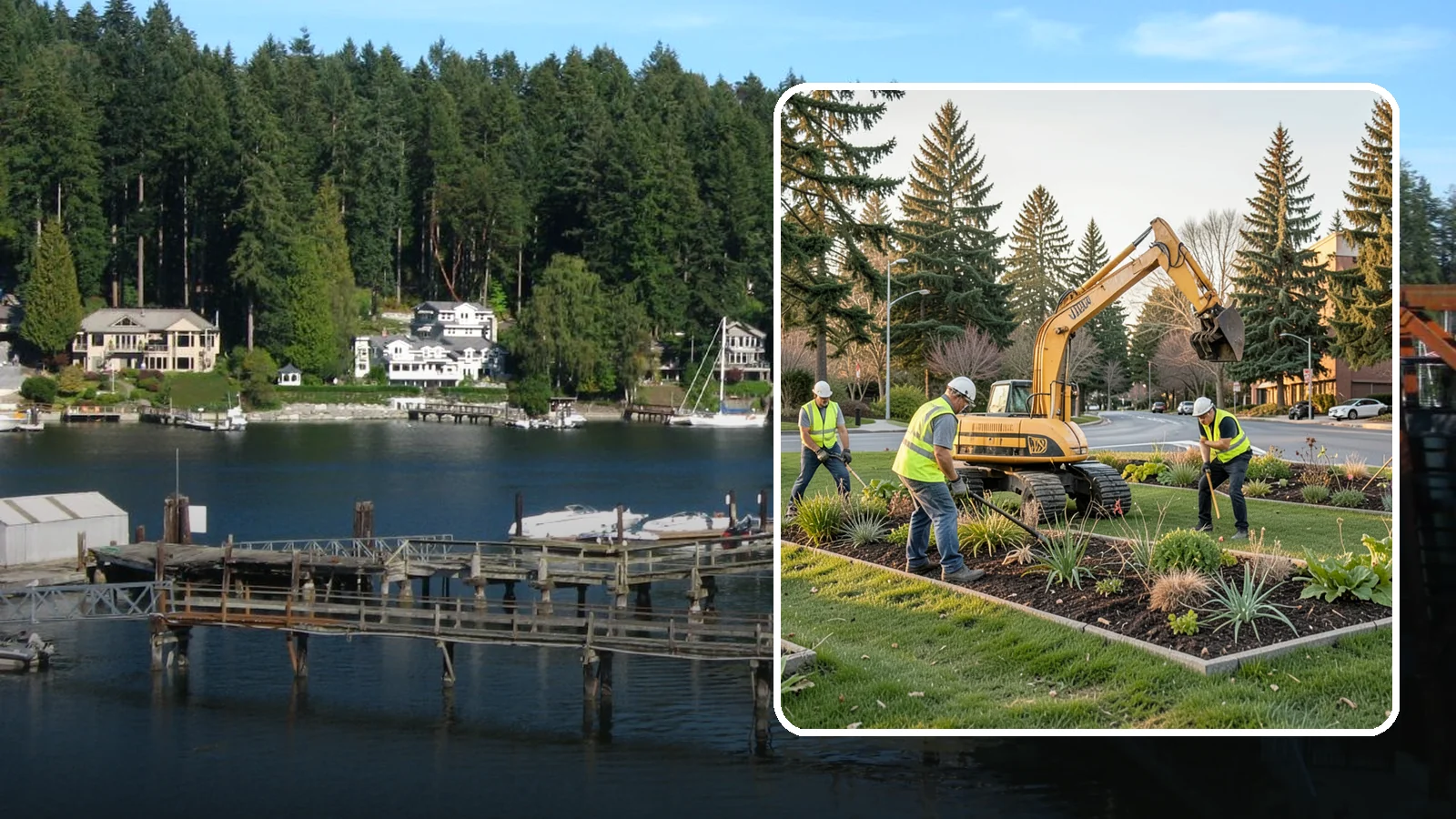 Natural Area Restoration in Gig Harbor, Pierce County, WA - Restoration of degraded natural areas through native planting, invasive removal, and habitat recovery.