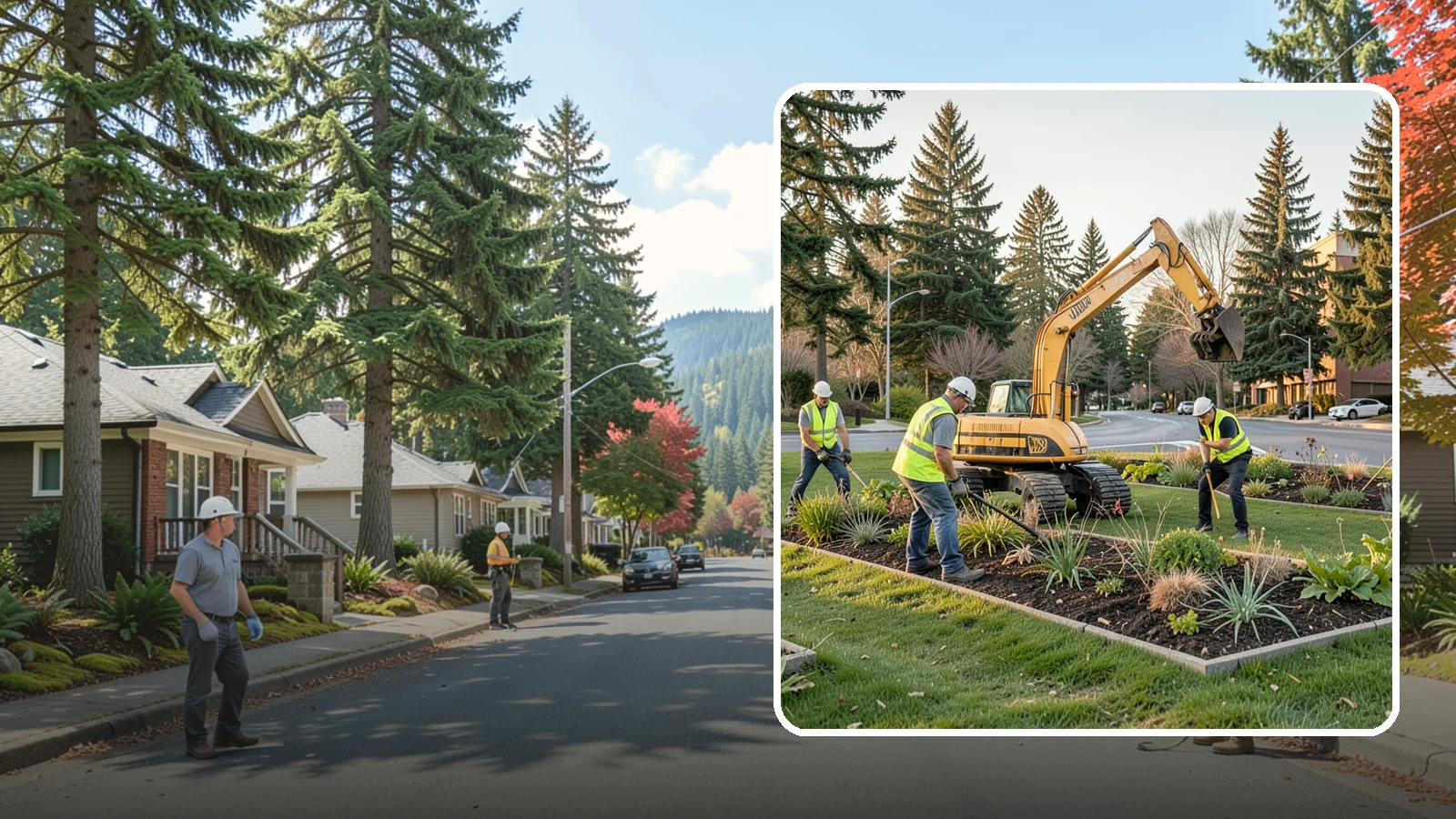 Natural Area Restoration in Hunts Point, King County, WA - Restoration of degraded natural areas through native planting, invasive removal, and habitat recovery.
