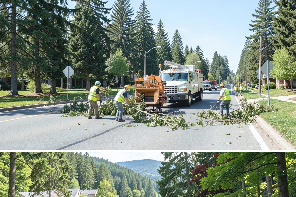 Natural Area Restoration in Lake Forest Park, King County, WA - Native planting is scheduled for the fall and winter wet season so plants establish before summer drought stress.