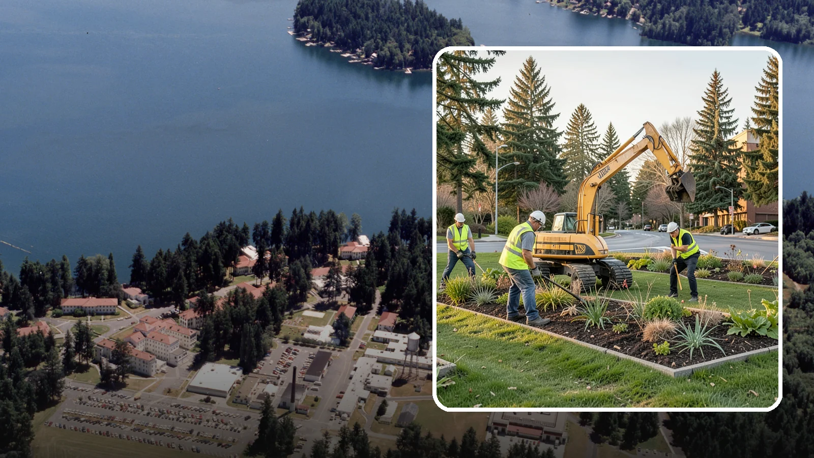 Natural Area Restoration in Lakewood, Pierce County, WA - Restoration of degraded natural areas through native planting, invasive removal, and habitat recovery.