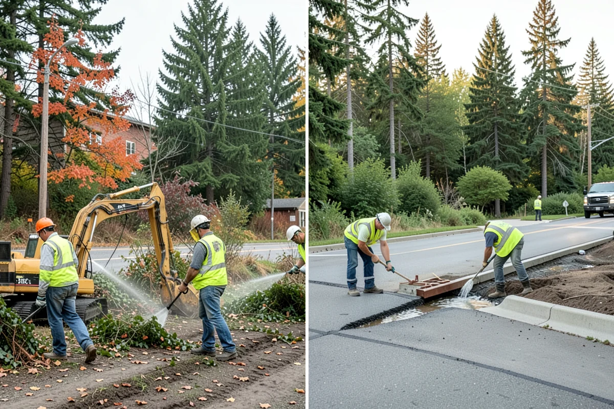 Natural Area Restoration in Lakewood, Pierce County, WA - Review the restoration plan and permit conditions with staff