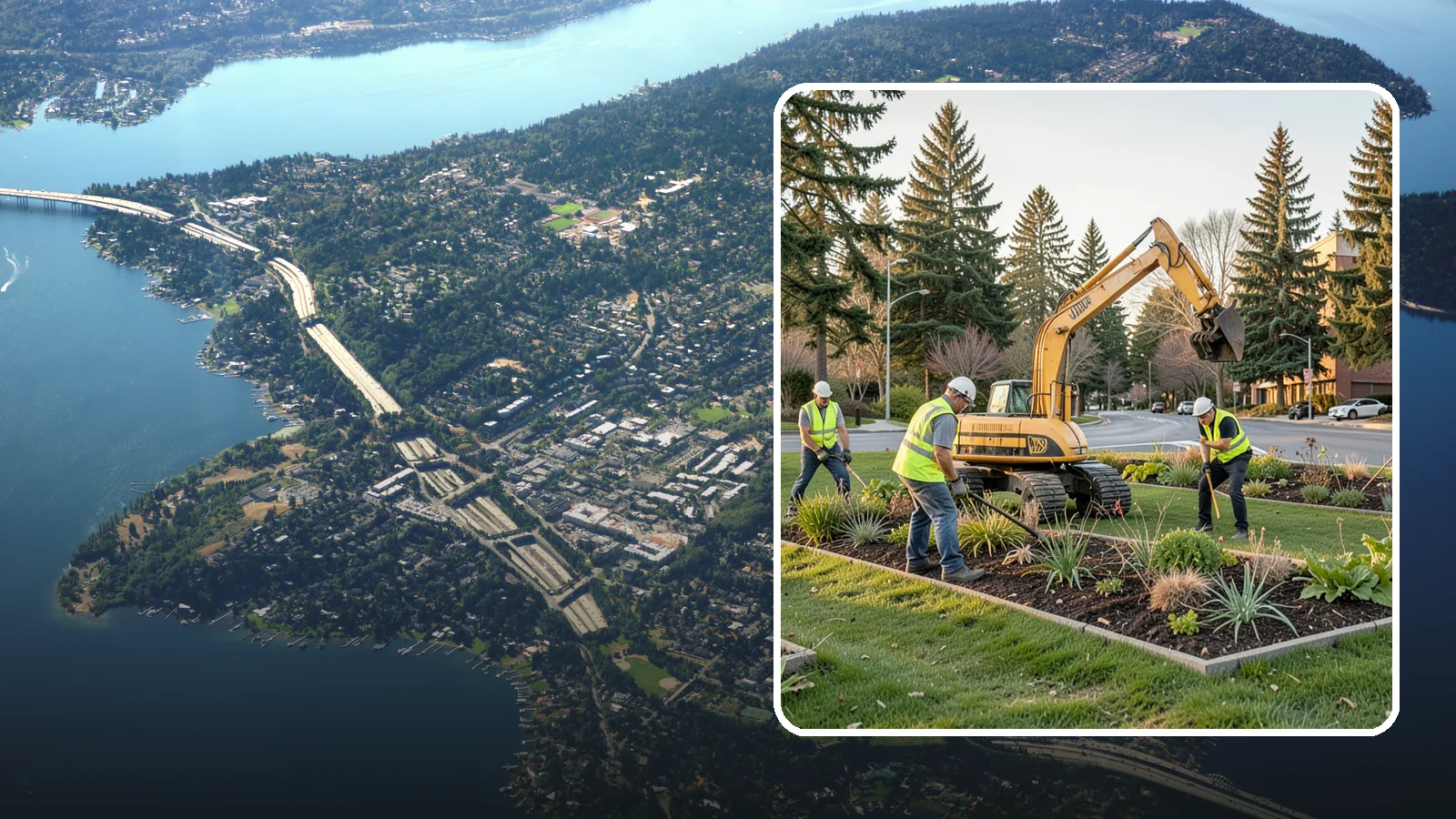 Natural Area Restoration in Mercer Island, King County, WA - Restoration of degraded natural areas through native planting, invasive removal, and habitat recovery.