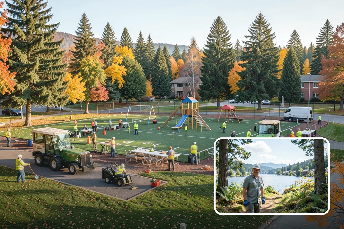 Natural Area Restoration in Milton, King County, WA - Reestablishes functioning native habitat on degraded sites