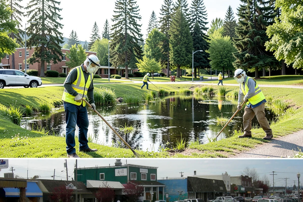 Natural Area Restoration in Stanwood, Snohomish County, WA - Native planting is scheduled for the fall and winter wet season so plants establish before summer drought stress.