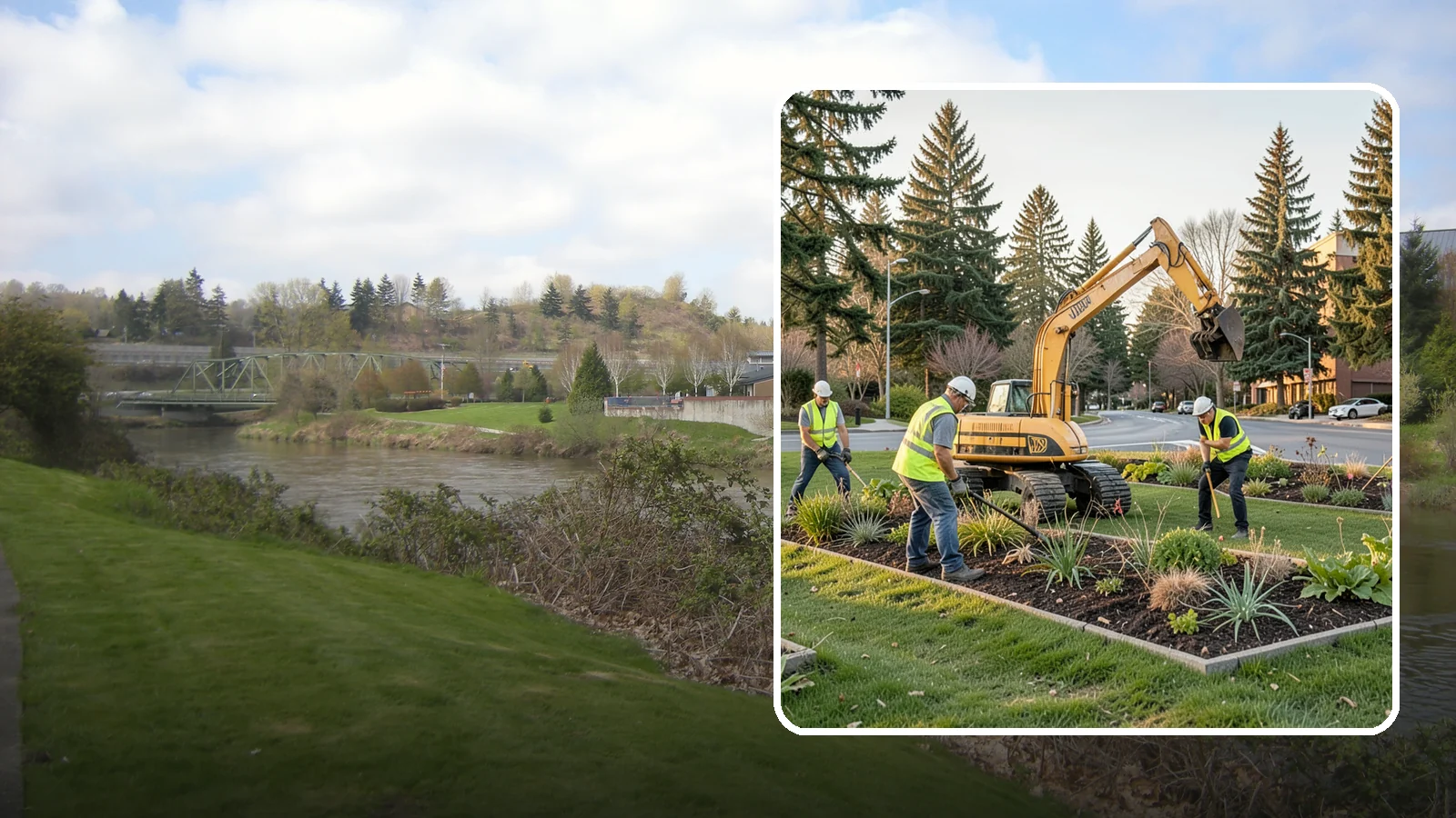 Natural Area Restoration in Tukwila, King County, WA - Restoration of degraded natural areas through native planting, invasive removal, and habitat recovery.