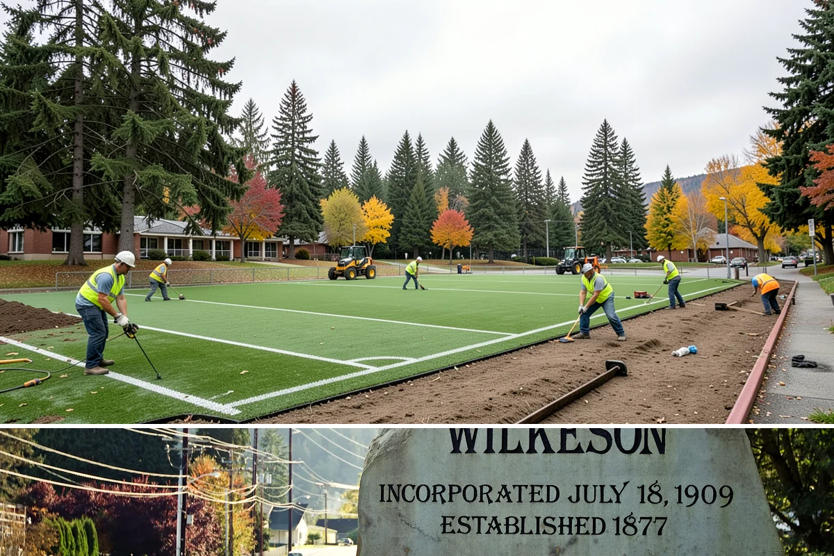 Natural Area Restoration in Wilkeson, Pierce County, WA - Native planting is scheduled for the fall and winter wet season so plants establish before summer drought stress.