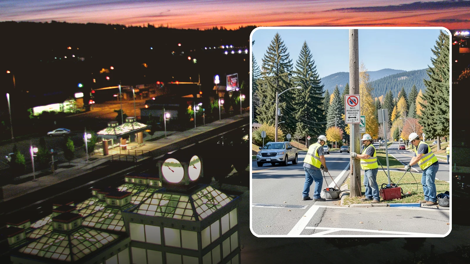 No Parking Sign Installation in Auburn, King County, WA - Installation of regulatory no-parking and restricted-parking signs to support enforcement and clear-zone access.