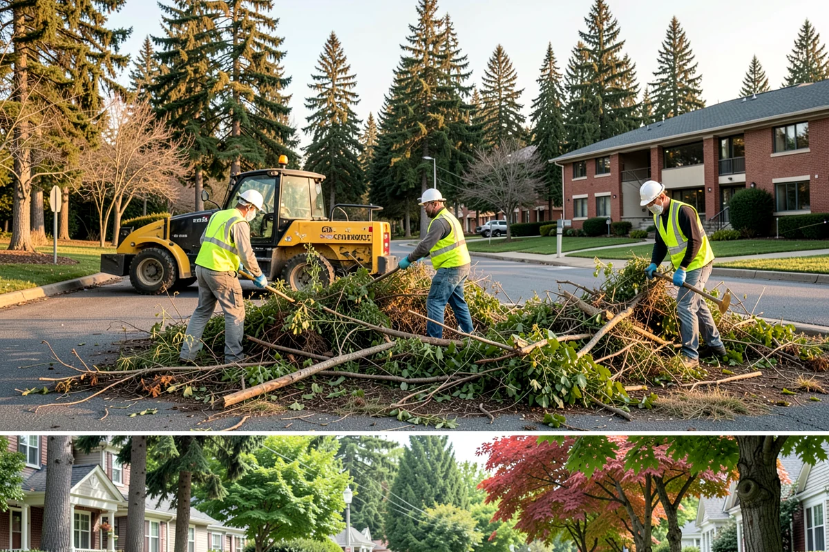 No Parking Sign Installation in Beaux Arts Village, King County, WA - No-parking signage is installed year-round, with new-post foundation work favored during drier ground conditions.