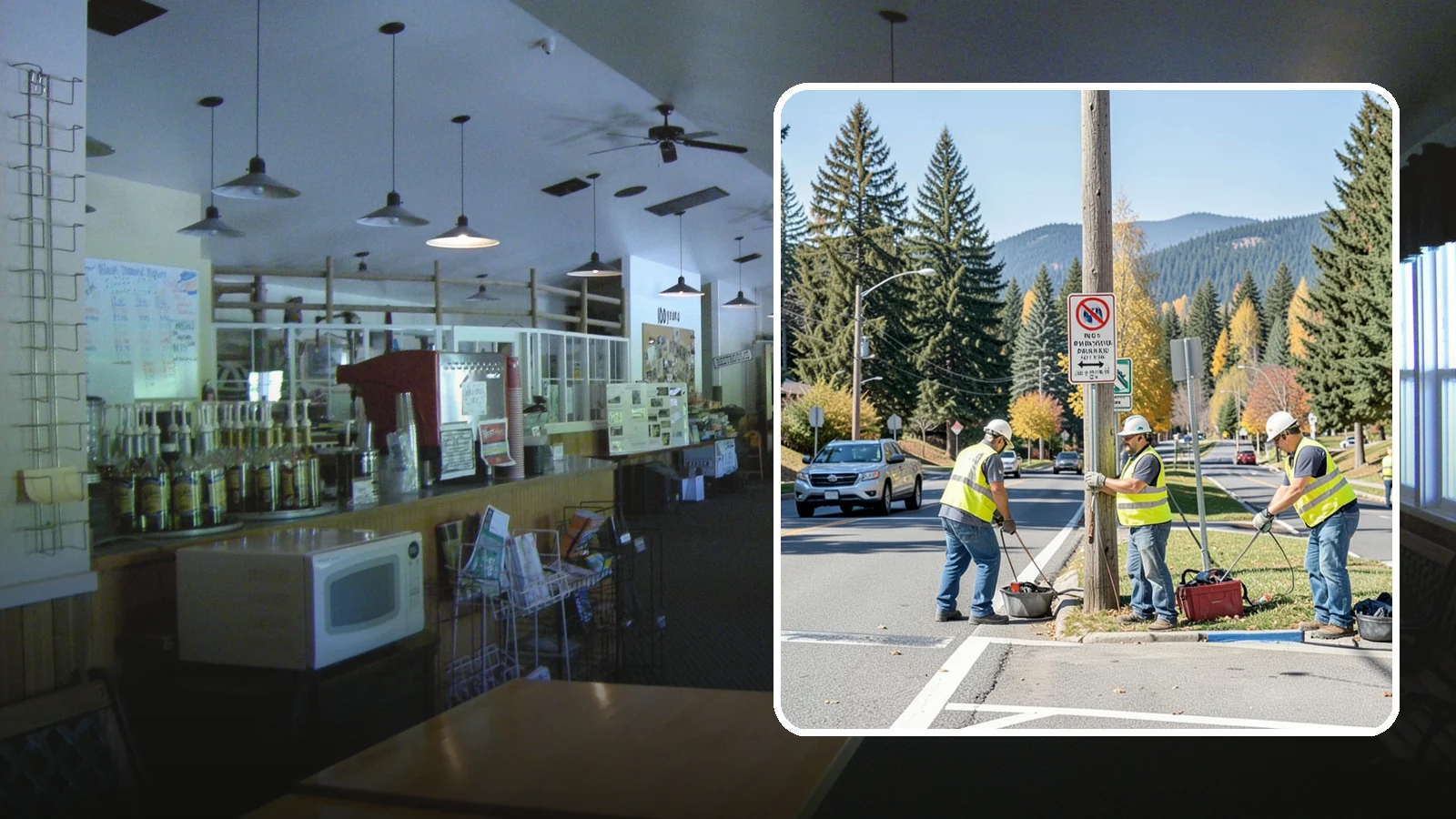 No Parking Sign Installation in Black Diamond, King County, WA - Installation of regulatory no-parking and restricted-parking signs to support enforcement and clear-zone access.