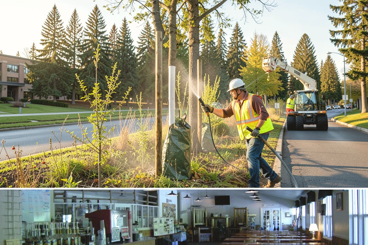 No Parking Sign Installation in Black Diamond, King County, WA - No-parking signage is installed year-round, with new-post foundation work favored during drier ground conditions.