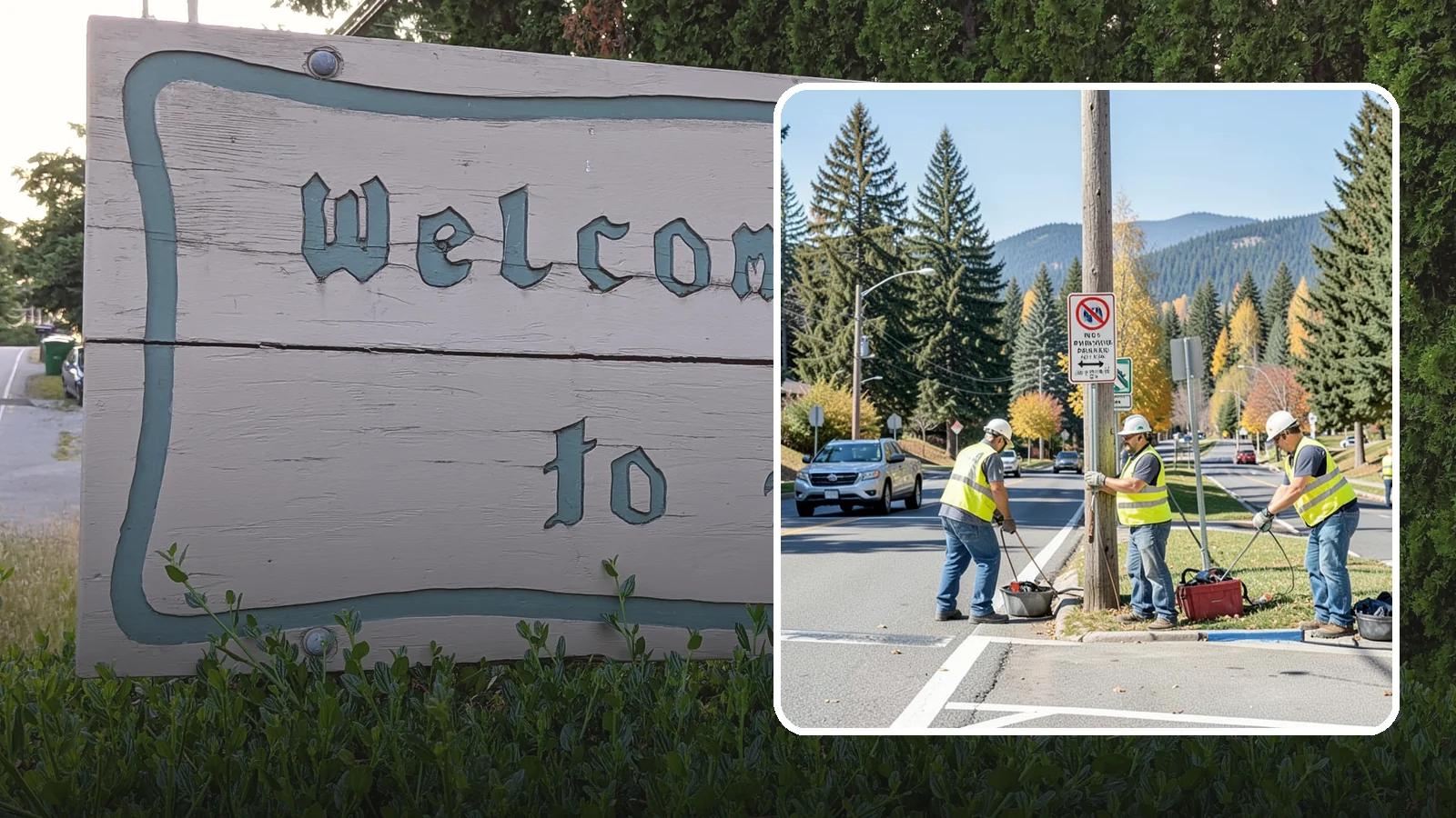 No Parking Sign Installation in Brier, Snohomish County, WA - Installation of regulatory no-parking and restricted-parking signs to support enforcement and clear-zone access.