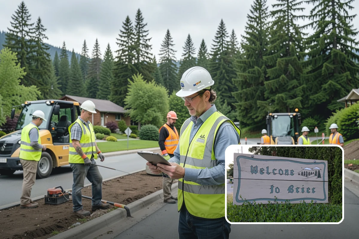 No Parking Sign Installation in Brier, Snohomish County, WA - Supports enforceable parking restrictions with correct signage