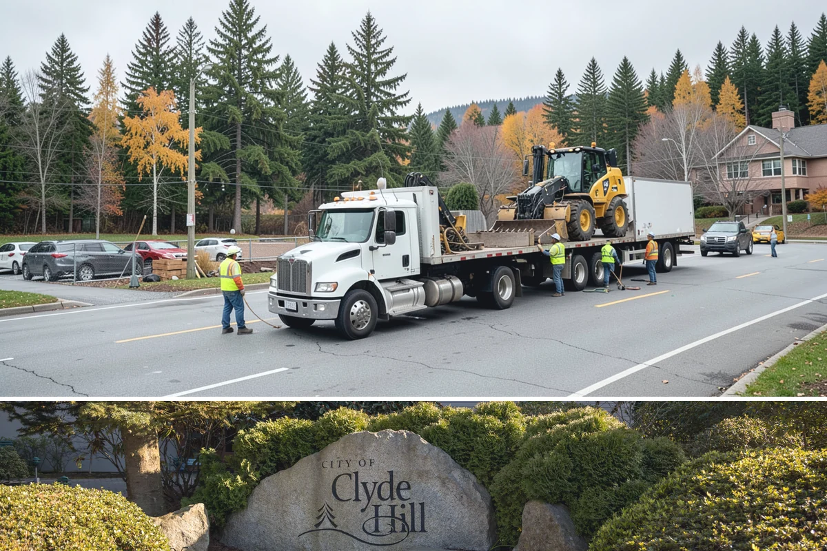 No Parking Sign Installation in Clyde Hill, King County, WA - No-parking signage is installed year-round, with new-post foundation work favored during drier ground conditions.