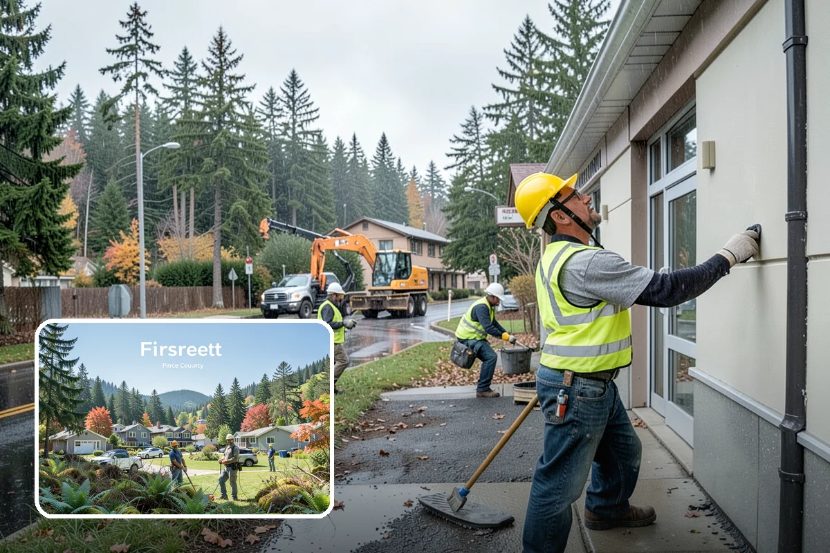 No Parking Sign Installation in Fircrest, Pierce County, WA - Supports enforceable parking restrictions with correct signage
