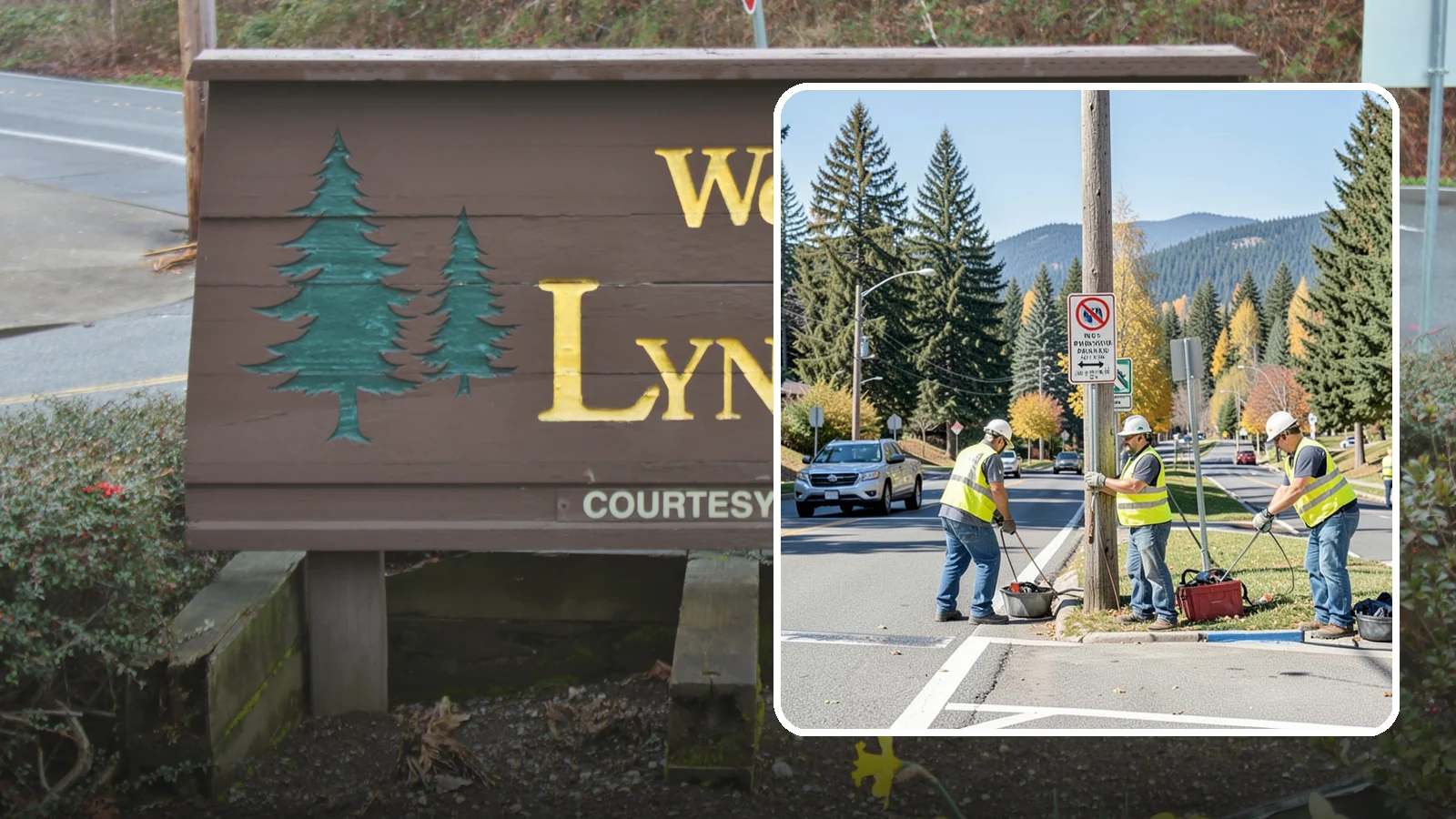 No Parking Sign Installation in Lynnwood, Snohomish County, WA - Installation of regulatory no-parking and restricted-parking signs to support enforcement and clear-zone access.