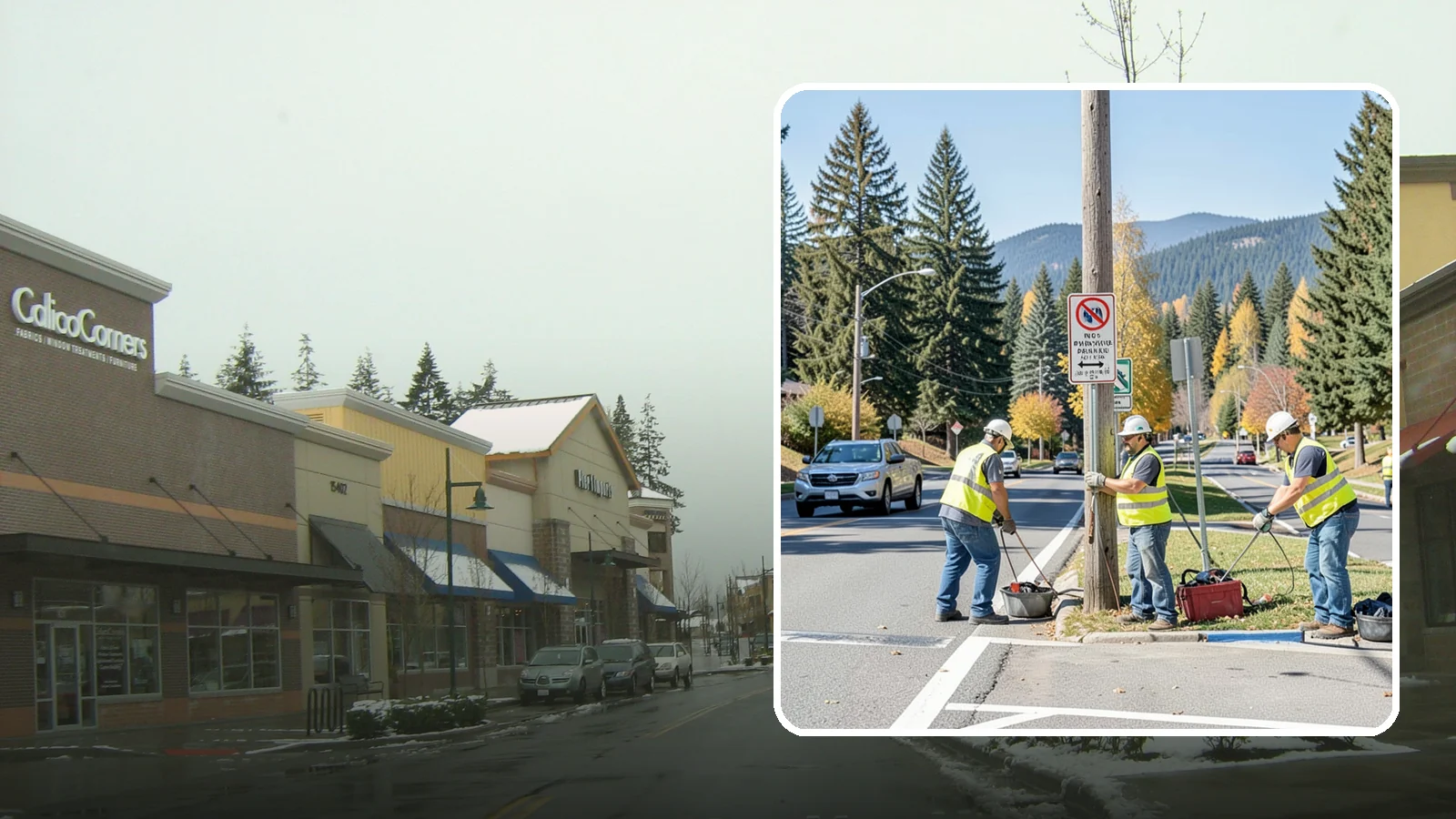 No Parking Sign Installation in Mill Creek, Snohomish County, WA - Installation of regulatory no-parking and restricted-parking signs to support enforcement and clear-zone access.
