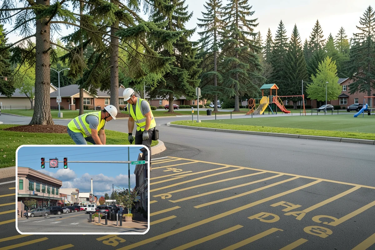 No Parking Sign Installation in Monroe, Snohomish County, WA - Supports enforceable parking restrictions with correct signage